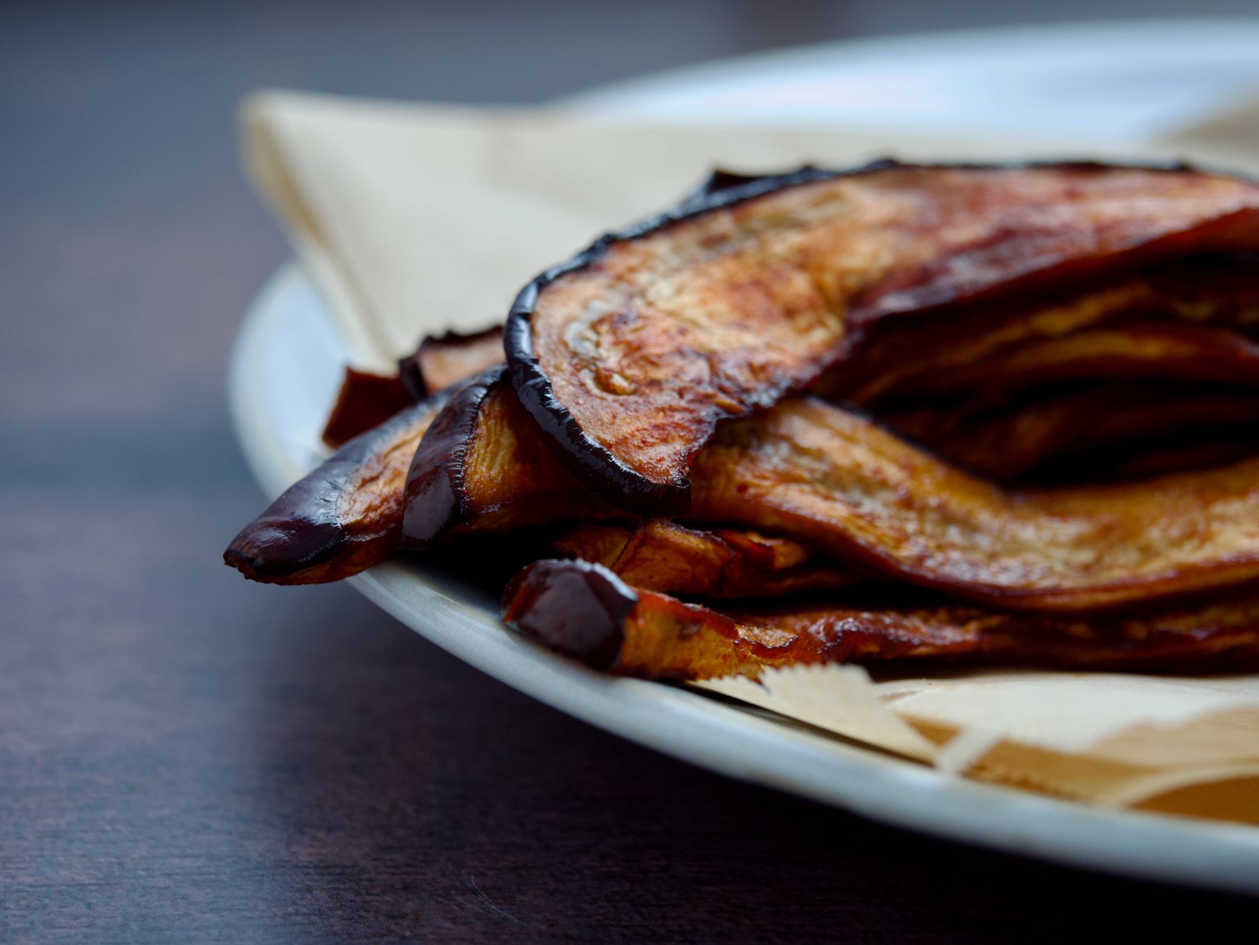 Aubergine bacon een gezond alternatief PLANTPROEF