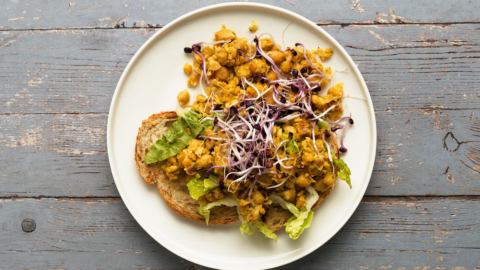 Chickpea scramble